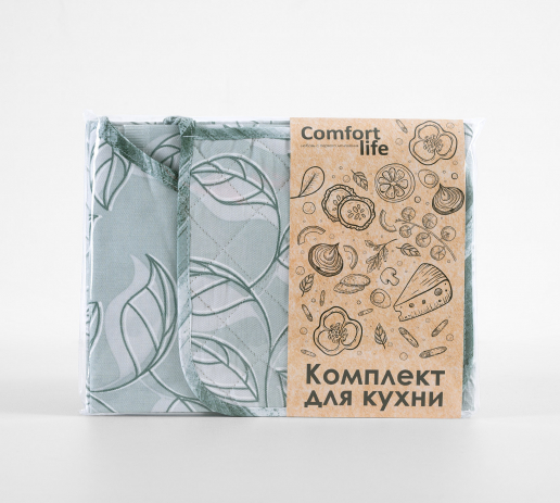 Набор для кухни 3 предмета / Легкий лепесток 2