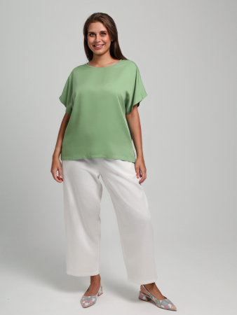 Женская блузка Летний драйв-4 / зеленый