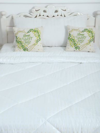 Одеяло всесезонное ОТБ белое