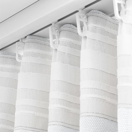 Комплект штор "Волшебная Ночь" Рогожка / Снег