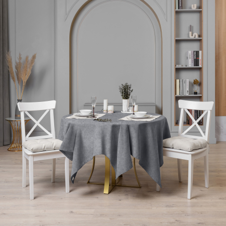 Скатерть рогожка "Волшебная Ночь" / Базальт