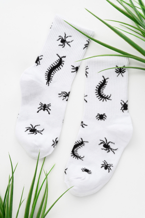 Детские носки стандарт Сороконожка (набор 2 пары) / белый