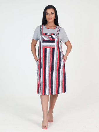 Женское платье СТРАЙК ПлК-52 / Столицы красный