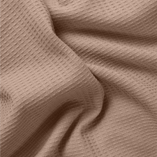 Простыня "Волшебная Ночь" Текстура вафля+ровное gолотно / Мокко