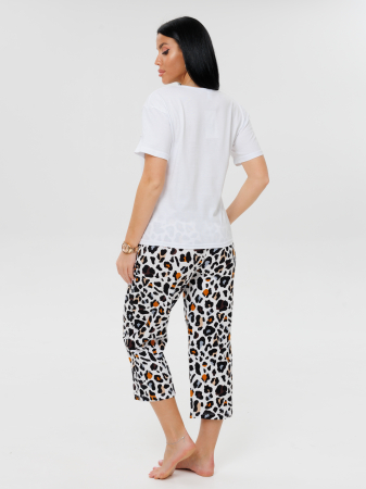 Женская пижама П-67(К) / Белый (надписи)