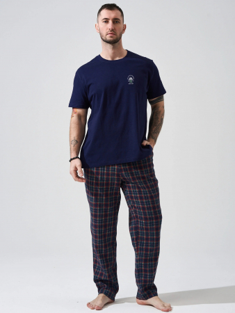 Мужская пижама "Авангард" 2390-К/Ф / Чернильный