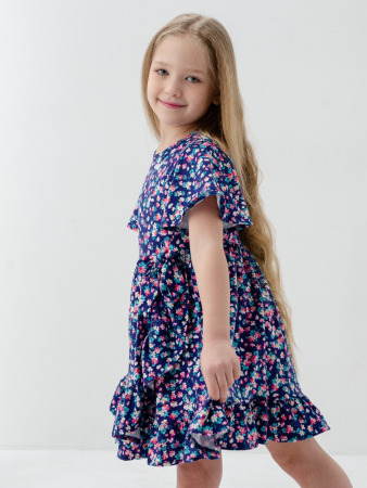 Детское платье "Мальва" / Фиолетовый
