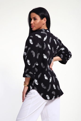 Женская рубашка 32745 / черный