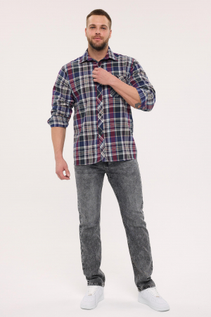 Мужская рубашка фуле А Д/Р Арт. 10365 / расцветки в ассортименте