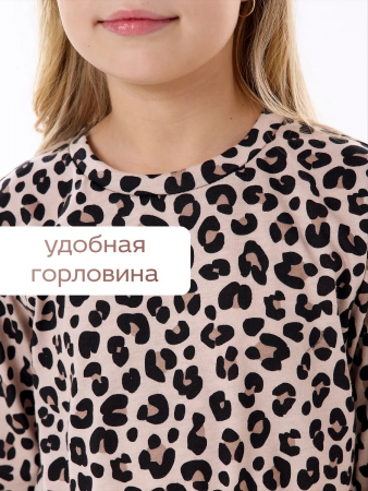 Детское платье "Фея" / Леопард