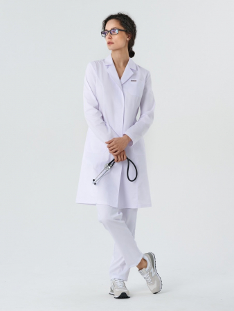 Халат медицинский женский 146.0 / Белый