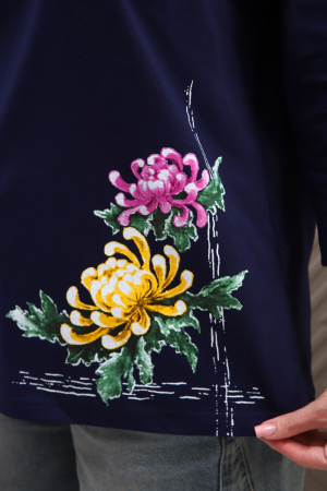 Женская туника 29537 / темно-синий