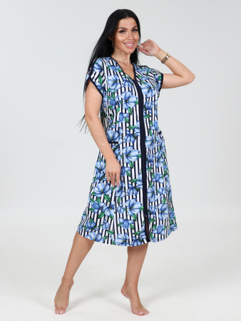 Женский халат мод.469/34 / Синий