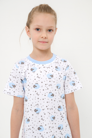 Ночная сорочка детская Ласка / овечки голубой