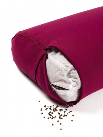 Болстер прямоугольный для йоги "Релакс" / бордо