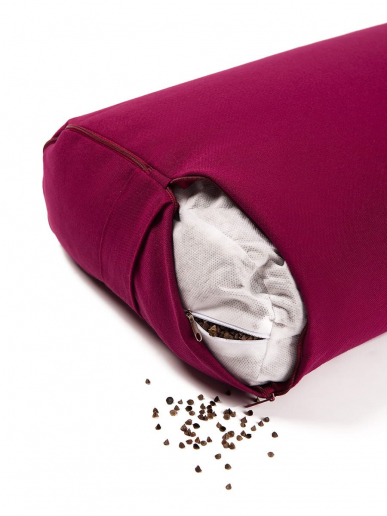 Болстер прямоугольный для йоги "Релакс" / бордо