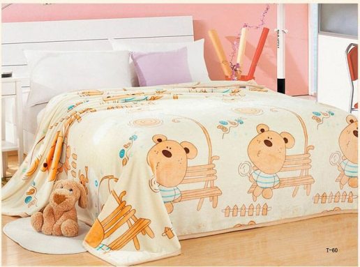 Плед велсофт / Расцветки в ассортименте