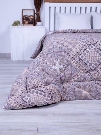 Одеяло стёганое поплин лен 400 гр/м2