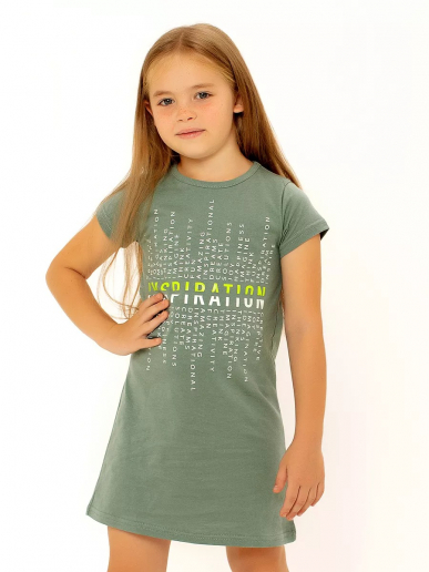Детская сорочка "Идея" / Хаки арт. дк277хк