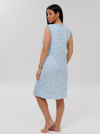 Женская сорочка для беременных Сор-80(К) / Бирюзовый (аист)