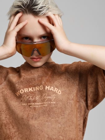 Футболка для мальчика Сидней-2 / коричневый