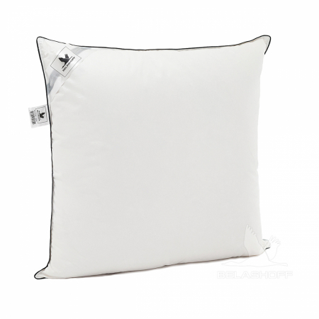 Подушка средняя пуховая сатин "Аура" / ПА