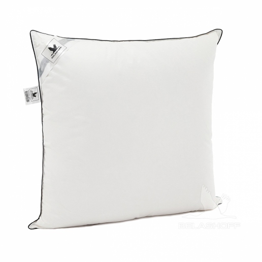 Подушка средняя пуховая сатин "Аура" / ПА