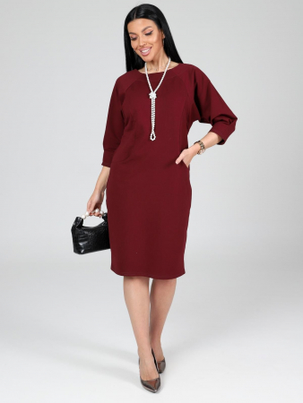 Женское платье Вокал / бордовый