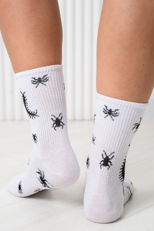 Носки стандарт женские Сороконожка (набор 3 пары) / белый
