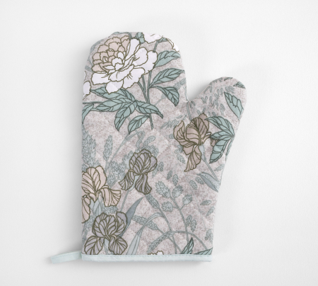 Прихватка-рукавица рогожка / Нежный день