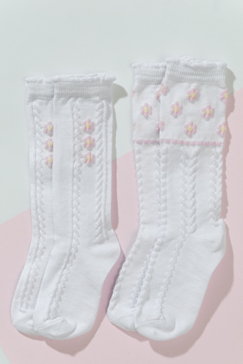 Детские гольфы Незабудка (набор 2 пары) / белый