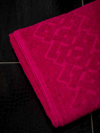 Полотенце махровое Донецкая Мануфактура Baldric / Фуксия