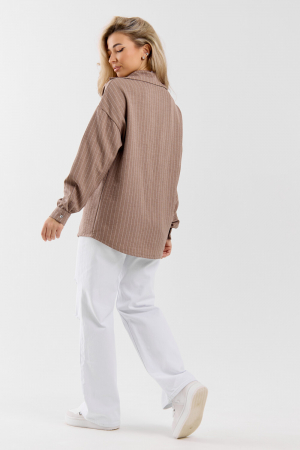 Женская рубашка 36987 / коричневый