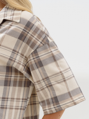 Женский халат "Комфорт" 2373-К / Бежевый