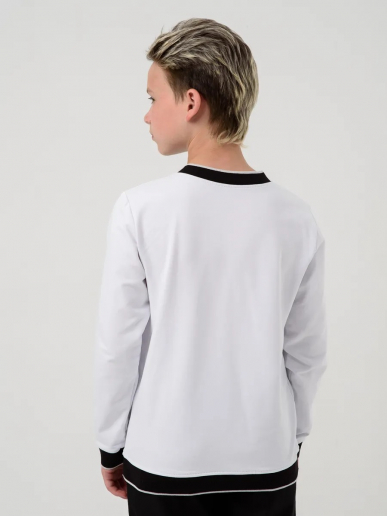 Детская толстовка "Гимназист" / Белый, черный