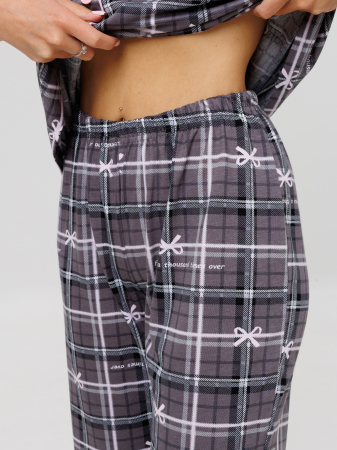 Женский костюм К-132(К) / Серый (бантики)