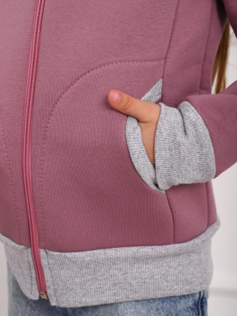 Толстовка детская Киндер / сухая роза