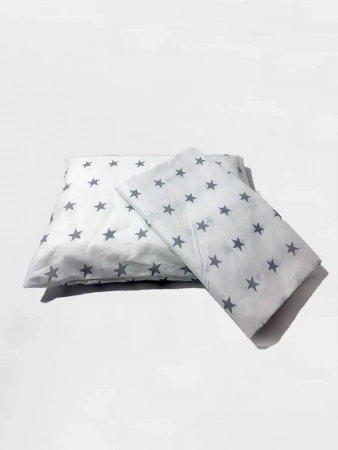 Детская подушка с эффектом памяти прямая PandaHug KIDS + наволочка