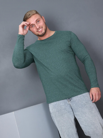 Мужской лонгслив Рейнир / зеленый