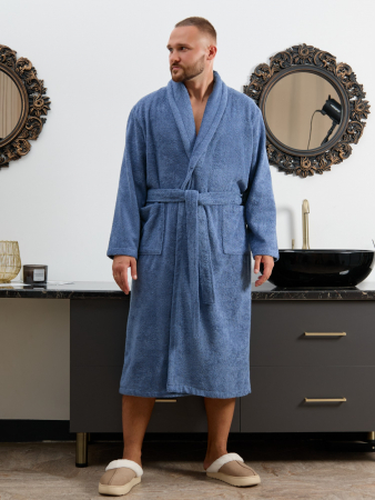 Халат мужской Комфорт-4 / деним