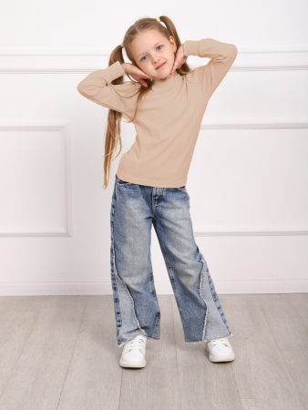 Лонгслив детский Лойс / молочный