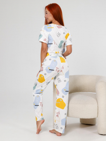 Женская пижама Мирин / молочный