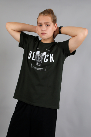 Мужская футболка 88148 / хаки