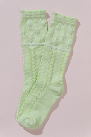 Детские гольфы Незабудка (набор 2 пары) / салатовый