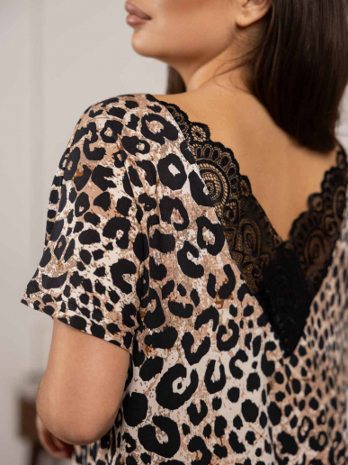 Женская сорочка мод.2169/1 / Коричневый