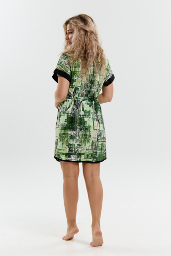 Женский халат 36993 / зелёный