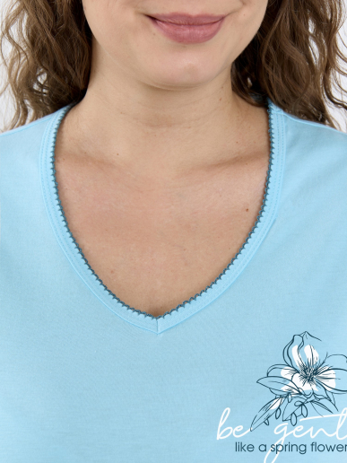 Женская пижама Айрис-2 П-509 / голубой