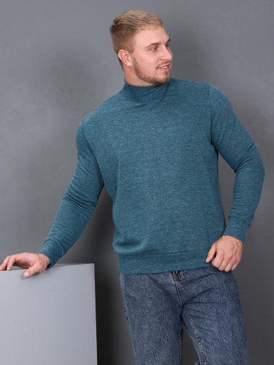 Водолазка мужская Бадлон / петроль