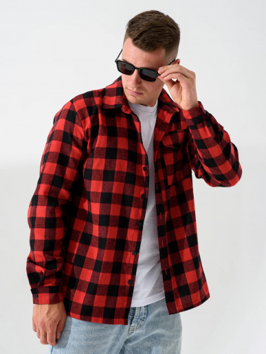 Мужская сорочка верхняя "Имидж" 2185-Ф / Красный