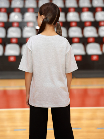 Футболка для девочки Успех-7.1 / кармеланж